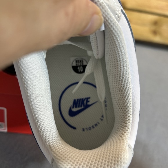 Nike Court Vision Low Photon Dust Racer Blue Mens Size 10 - Picture 6 of 10